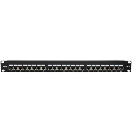 CAT5E/CAT6 PATCH PANEL 24-PORT