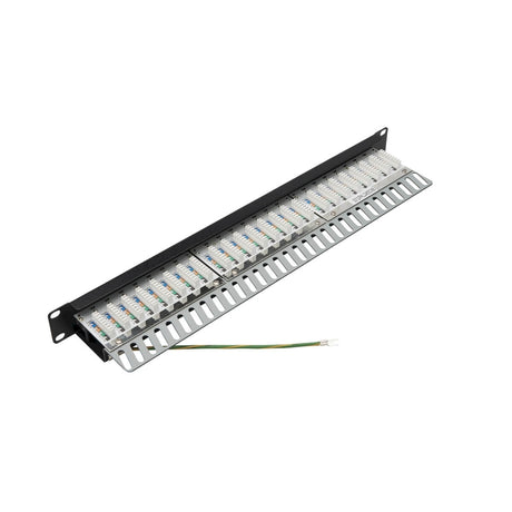 CAT5E/CAT6 PATCH PANEL 24-PORT