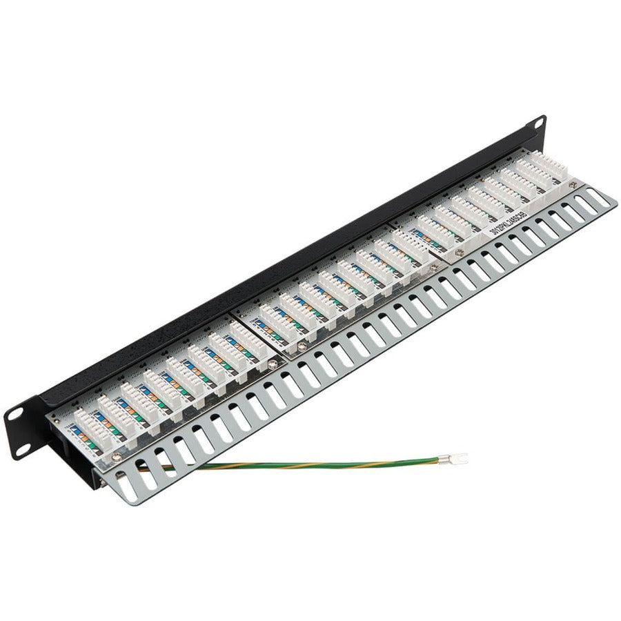 CAT5E/CAT6 PATCH PANEL 24-PORT