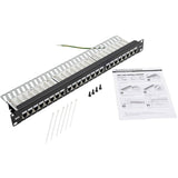 CAT5E/CAT6 PATCH PANEL 24-PORT