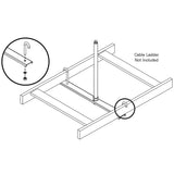 Eaton Tripp Lite Series Ceiling Center Support Kit for 18 in. Cable Runway, Straight and 90-Degree - Hardware Included