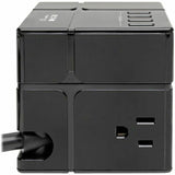 Eaton Tripp Lite Series Protect It! 3-Outlet Power Cube Surge Protector - 6 USB-A Ports (7.2A Shared), 6 ft. (1.83 m) Cord, 540 Joules, Black