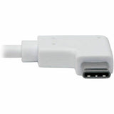 Eaton Tripp Lite Series USB-C to Gigabit Network Adapter with Right Angle USB-C, Thunderbolt 3 Compatibility - White