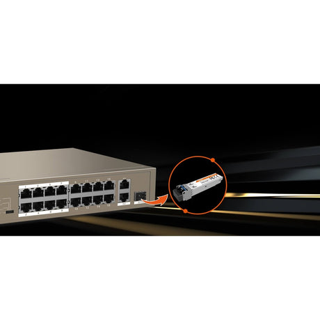 16FE+2GE/1SFP SWITCH 16PORT POE