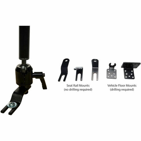 ALUMINUM SCRITY VEHICLE MOUNT