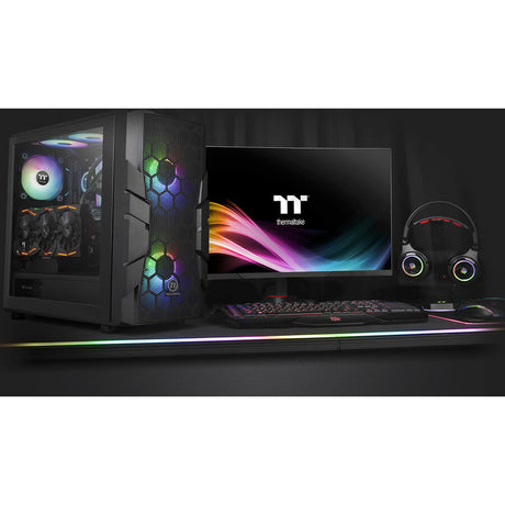 Thermaltake Commander C33 TG ARGB Computer Case with Windowed Side Panel