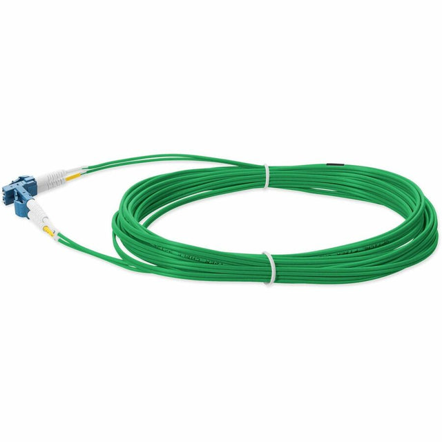 AddOn 5m LC (Male) to LC (Male) Green OS2 Duplex Fiber OFNR (Riser-Rated) Patch Cable