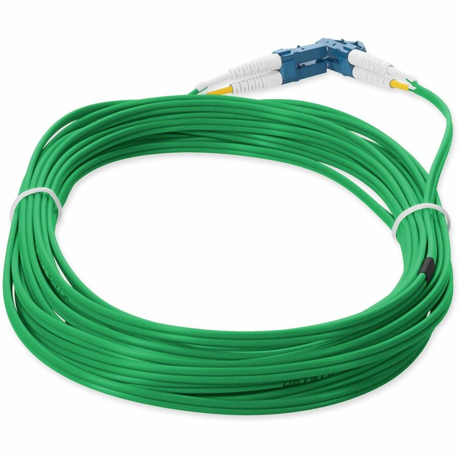 AddOn 5m LC (Male) to LC (Male) Green OS2 Duplex Fiber OFNR (Riser-Rated) Patch Cable