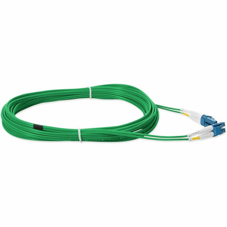 AddOn 5m LC (Male) to LC (Male) Green OS2 Duplex Fiber OFNR (Riser-Rated) Patch Cable