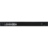 Luxul AV Series 12-Port/8 PoE+ Gigabit Managed Switch with US Power Cord