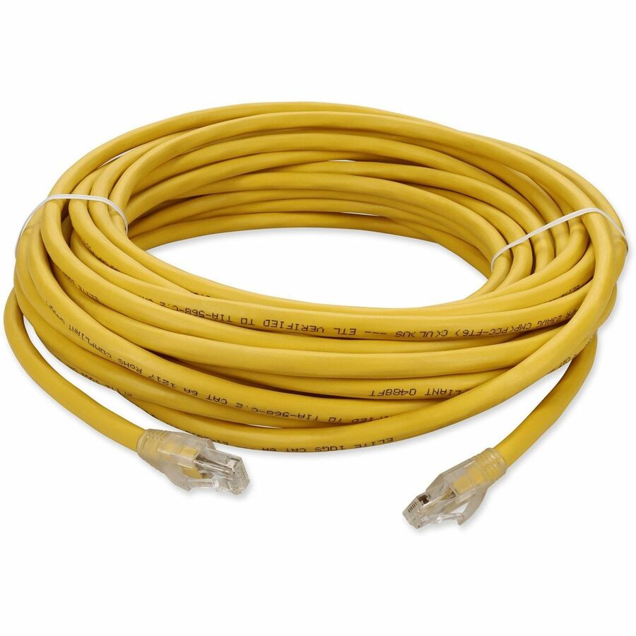 42FT YELLOW CAT6A UTP PLENUM