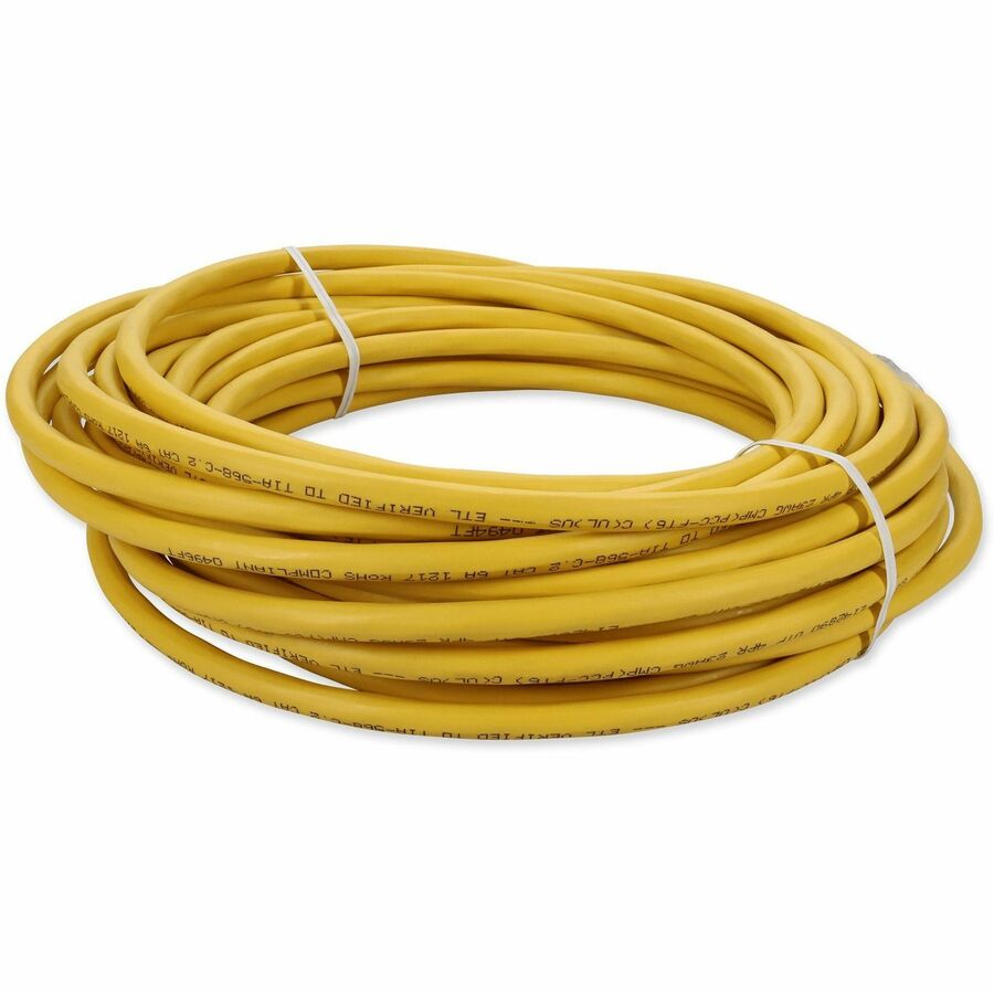 40FT YELLOW CAT6A UTP PLENUM