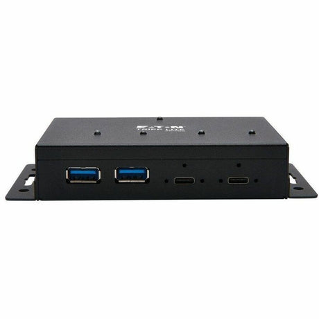 Eaton Tripp Lite Series Industrial 4-Port USB-C Hub - USB 3.x Gen 2 (10Gbps), 2x USB-A & 2x USB-C Ports, 15 kV ESD Immunity, TAA