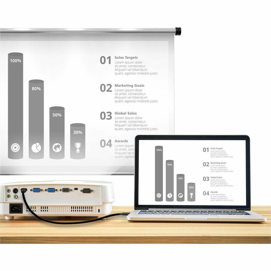 ATEN 2.7M USB-C to 4K HDMI Converter
