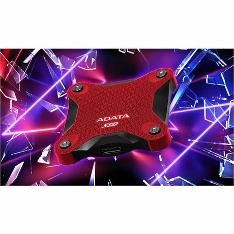 Adata SD600Q 480 GB Portable Solid State Drive - External - Red