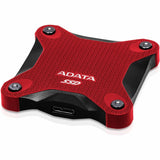 Adata SD600Q 480 GB Portable Solid State Drive - External - Red