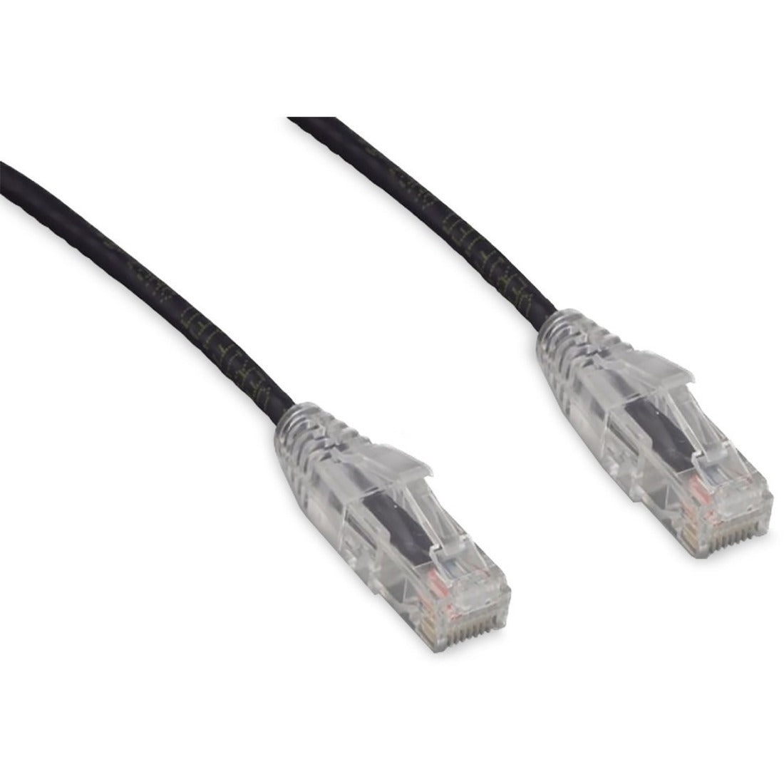 15FT CAT6 BLACK SLIM 28AWG