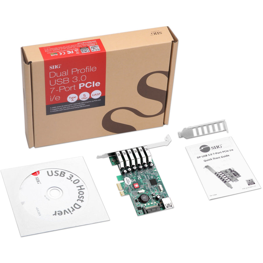 SIIG DP USB 3.0 7-Port PCIe i/e