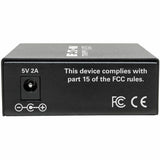 Eaton Tripp Lite Series Gigabit Singlemode Fiber to Ethernet Media Converter, SC, 1310 nm, 20 km (12.4 mi.)