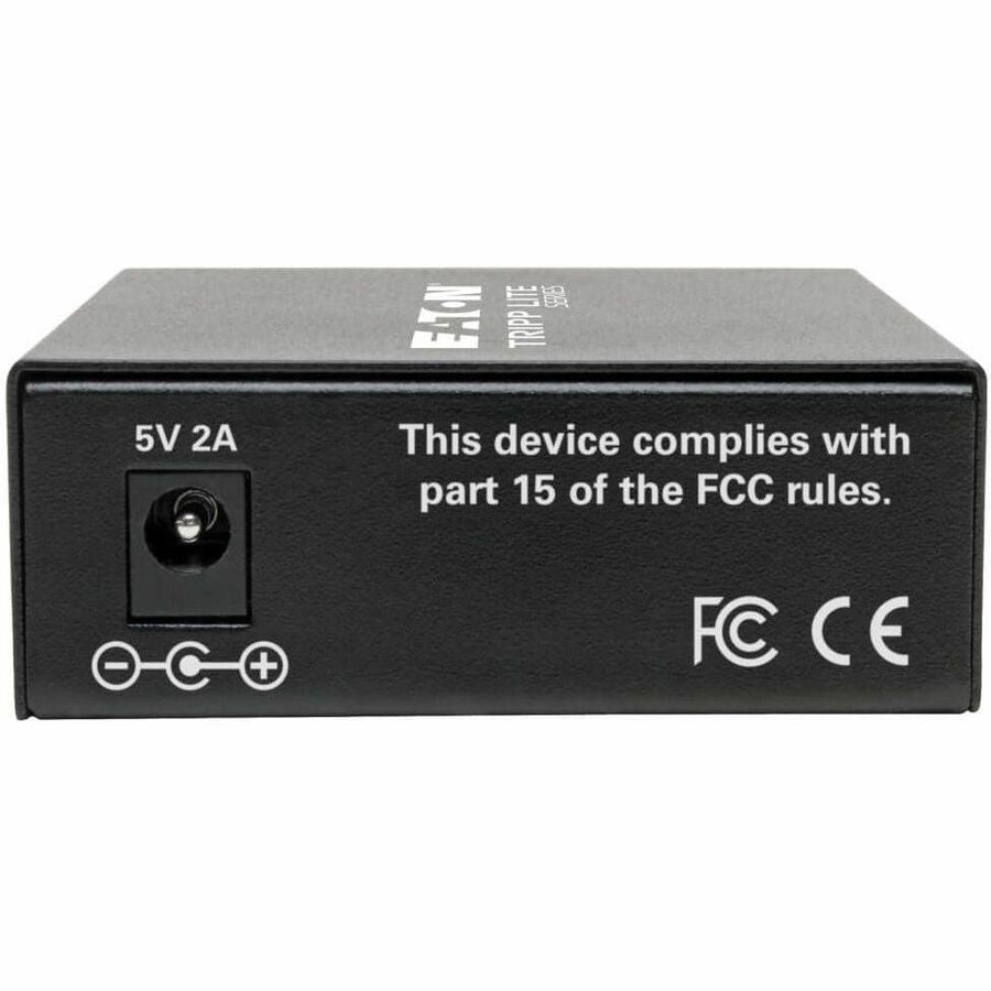 Eaton Tripp Lite Series Gigabit Singlemode Fiber to Ethernet Media Converter, SC, 1310 nm, 20 km (12.4 mi.)