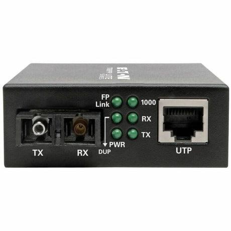 Eaton Tripp Lite Series Gigabit Singlemode Fiber to Ethernet Media Converter, SC, 1310 nm, 20 km (12.4 mi.)
