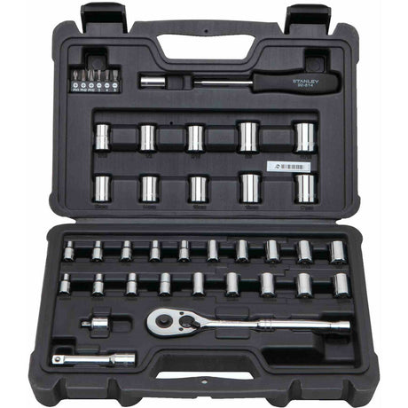 Stanley 40 Pc 1/4 in & 3/8 in Drive Mechanic's Tool Set
