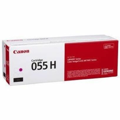 Canon 055H Original High Yield Laser Toner Cartridge - Magenta - 1 Pack