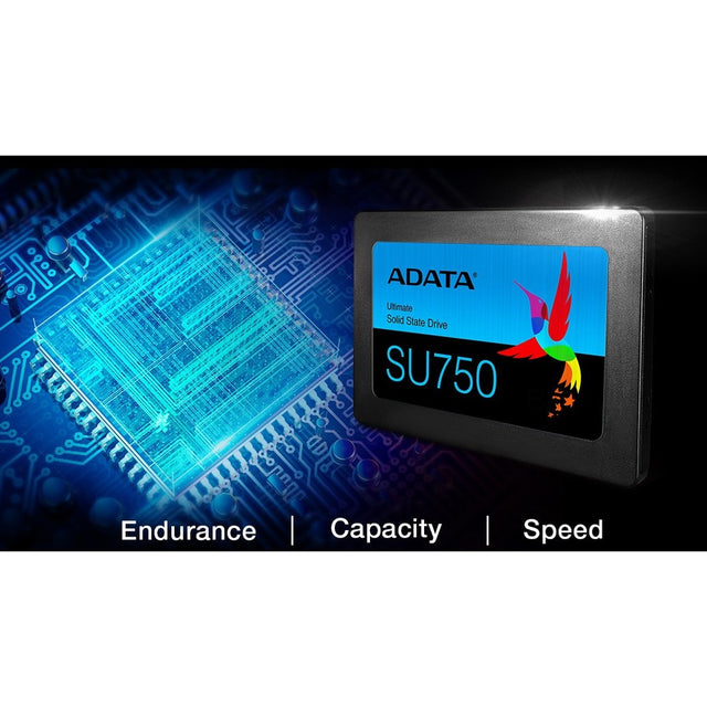 Adata Ultimate SU750 ASU750SS-256GT-C 256 GB Solid State Drive - 2.5" Internal - SATA (SATA/600) - Black