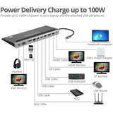 USB C MST Video Docking W PD