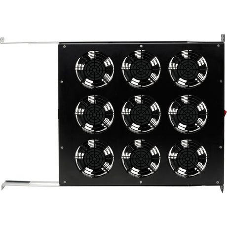 Eaton Tripp Lite Series Fan Tray for 19 in. Racks - 1U, 9 120V High-Performance Fans, 864 CFM, C14 Inlet