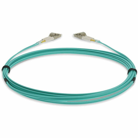 AddOn 5m LC (Male) to LC (Male) Straight Aqua OM4 Duplex LSZH Fiber Patch Cable