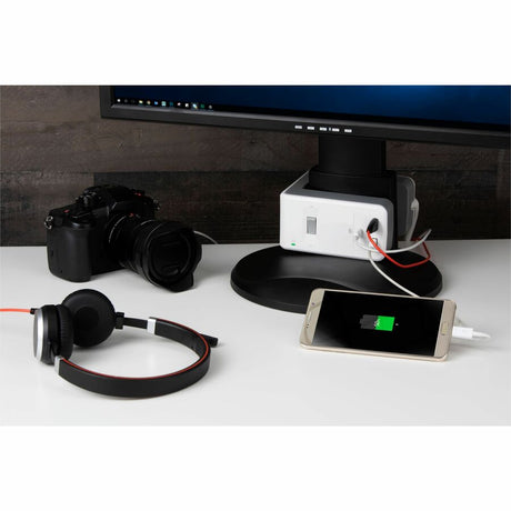 DESK MNT PWR 6OUT USHAPE SURGE