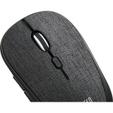 Adesso iMouse S80B - Wireless Fabric Optical Mini Mouse (Black)