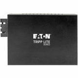 Eaton Tripp Lite Series Gigabit Multimode Fiber to Ethernet Media Converter, POE+ - 10/100/1000 SC, 850 nm, 550M (1804.46 ft.)