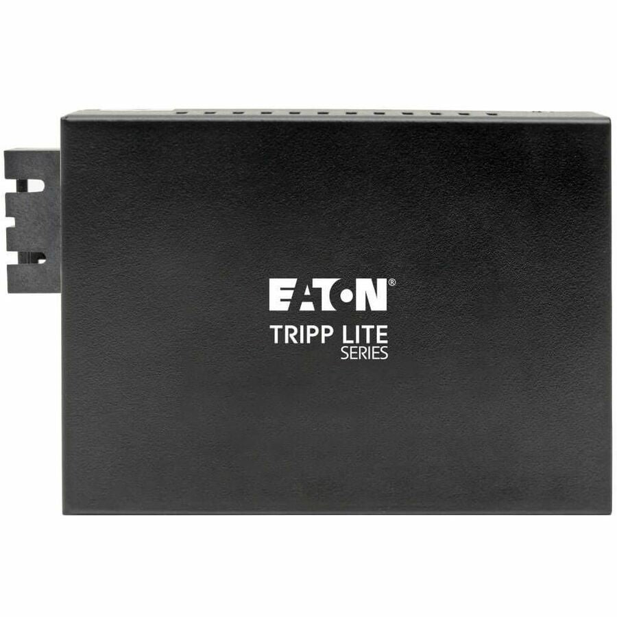 Eaton Tripp Lite Series Gigabit Singlemode Fiber to Ethernet Media Converter, POE+ - 10/100/1000 SC, 1310 nm, 20 km (12.4 mi.)
