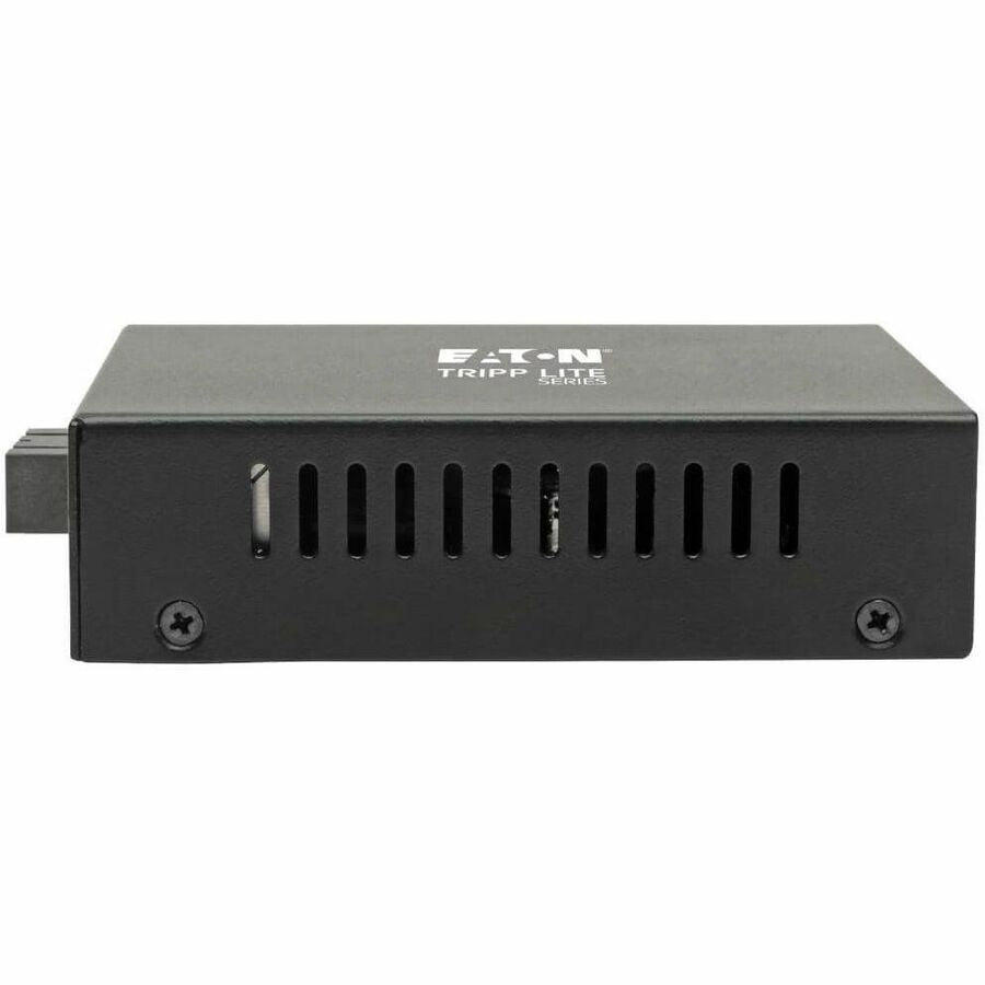 Eaton Tripp Lite Series Gigabit Singlemode Fiber to Ethernet Media Converter, POE+ - 10/100/1000 SC, 1310 nm, 20 km (12.4 mi.)