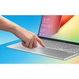 Asus VivoBook S15 S512 S512FA-DB71 15.6" Notebook - Intel Core i7 8th Gen i7-8565U - 8 GB - 1 TB HDD - 256 GB SSD - Silver Metal