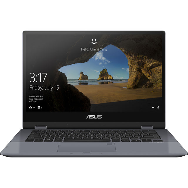 Asus VivoBook Flip 14 TP412 TP412FA-DB72T 14" Touchscreen Convertible Notebook - Intel Core i7 8th Gen i7-8565U - 8 GB - 512 GB SSD - Star Gray Metal