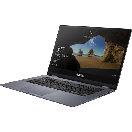Asus VivoBook Flip 14 TP412 TP412FA-DB72T 14" Touchscreen Convertible Notebook - Intel Core i7 8th Gen i7-8565U - 8 GB - 512 GB SSD - Star Gray Metal