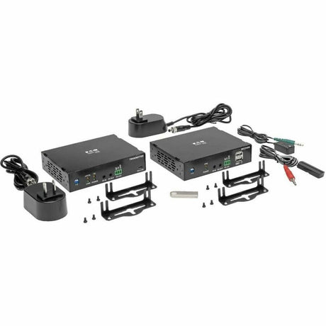 Eaton Tripp Lite Series DisplayPort over Fiber Extender Kit, Transmitter/Receiver, 4K, 4:4:4, Singlemode LC, Up to 6.2 mi., TAA