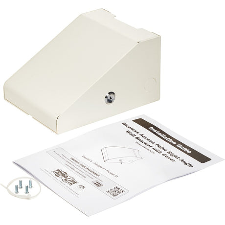 Eaton Universal Wall Bracket for Wireless Access Point with Cover - Right Angle, Steel, White