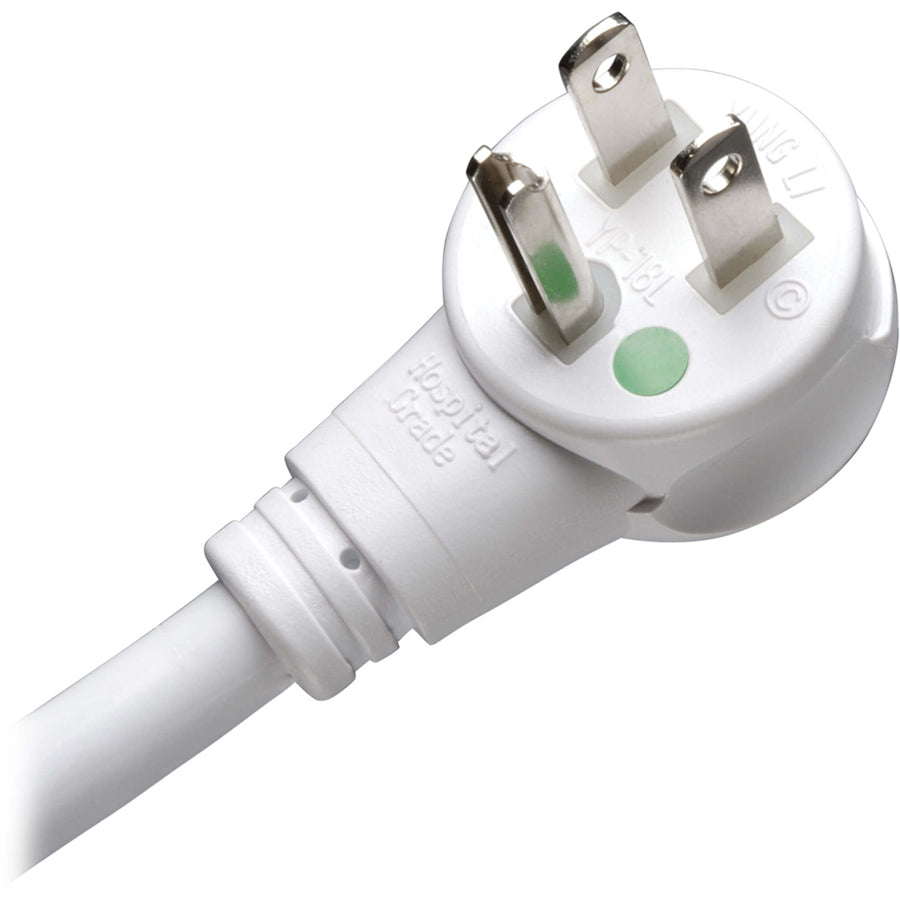 Eaton Tripp Lite Series Safe-IT UL 1363A Medical-Grade Power Strip for Patient-Care Vicinity, 6x Hospital-Grade Outlets, 15 ft. Right-Angle Cord