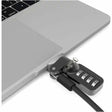 Compulocks Ledge Lock Adapter for MacBook Pro 13" M1 & M2 with Combination Cable Lock Silver