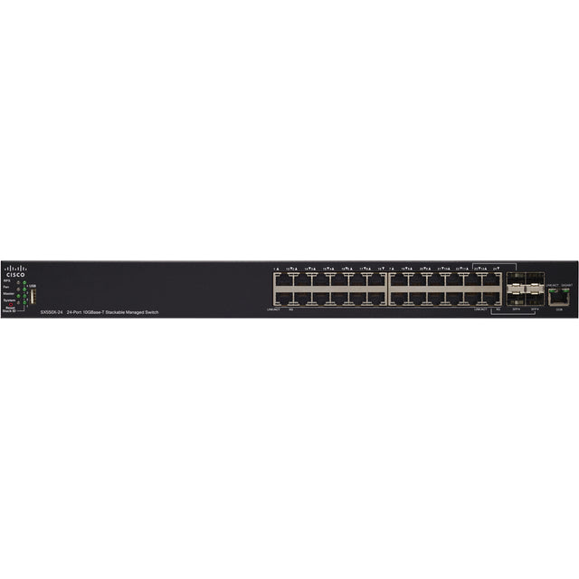 Cisco SX550X-24 24-Port 10GBase-T Stackable Managed Switch