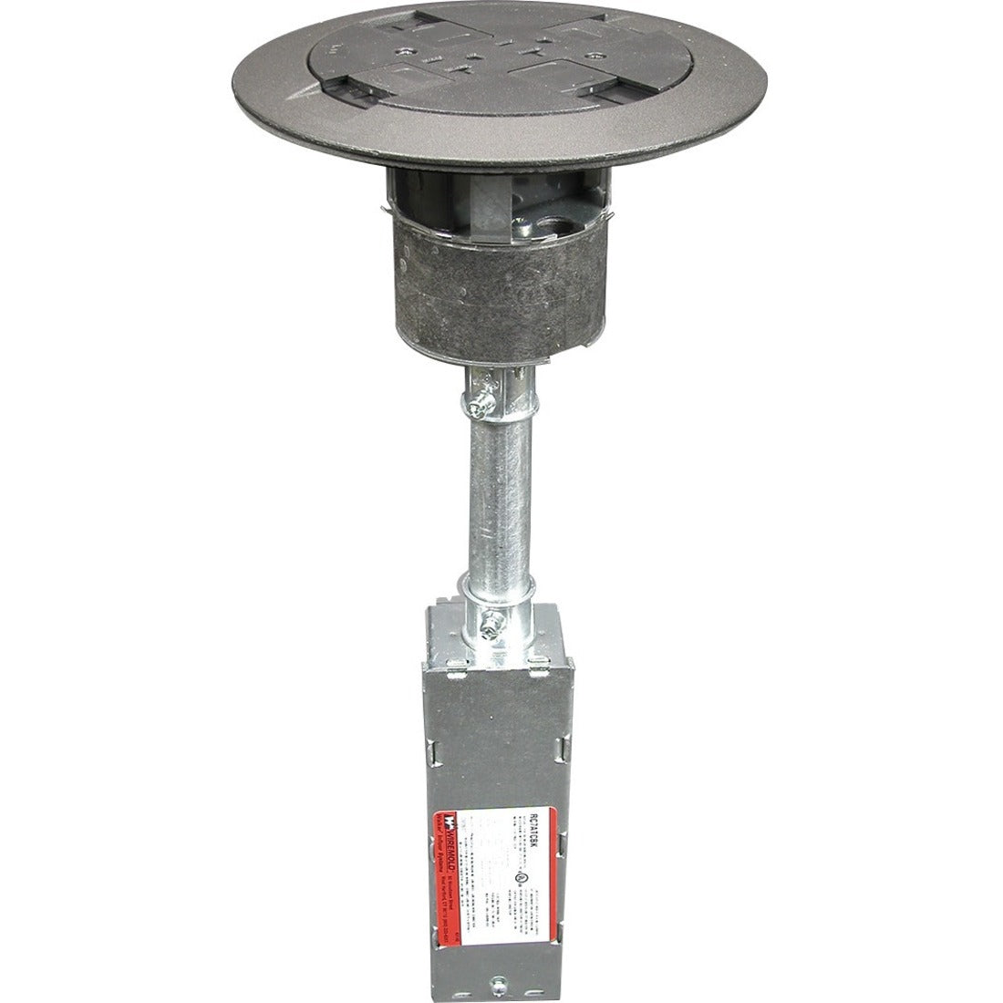 Wiremold RC7 Multi-Service Poke-Thru Assembly, Brass