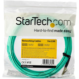 StarTech.com 7m (22ft) LC/UPC to LC/UPC OM3 Multimode Fiber Optic Cable, Full Duplex 50/125 Zipcord, 100G, LSZH Fiber Jumper Cord