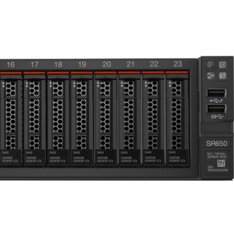 Lenovo ThinkSystem SR650 7X06A0FKNA 2U Rack Server - 1 Xeon Silver 4216 2.10 GHz - 32 GB RAM - 12Gb/s SAS, Serial ATA/600 Controller