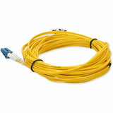 AddOn 7m ST (Male) to LC (Male) Yellow OS2 Duplex Fiber OFNR (Riser-Rated) TAA Compliant Patch Cable