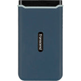 Transcend ESD350C 240 GB Portable Solid State Drive - External - PCI Express - Navy Blue