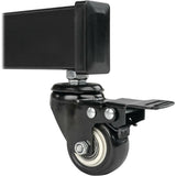 Eaton Tripp Lite Series Rolling Dual-Screen TV/Monitor Cart - For Two 35" to 45" TVs and Monitors, Side-by-Side Mounting